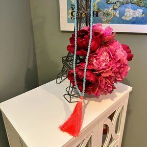 JCrew Long Summer Tassel Necklace